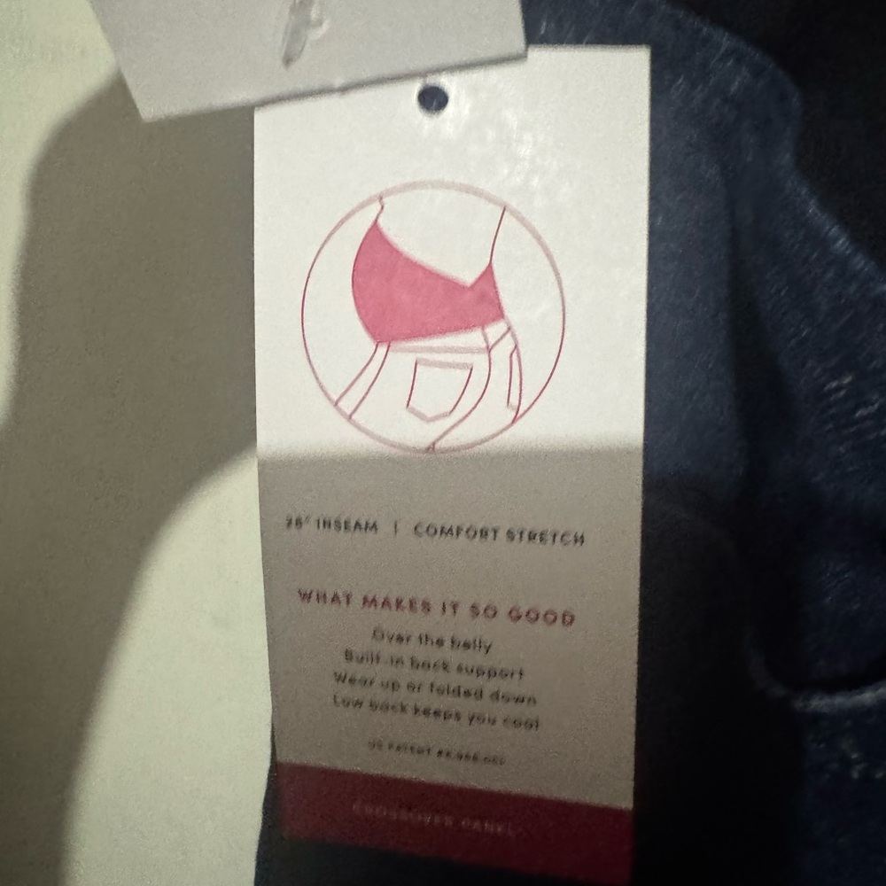 Isabel Maternity by Ingrid & Isabel Blue Straight Leg Jeans - Picture 5 of 7